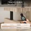 Aura 160 cm Whitewash Fluted Electric Adjustable Standing Desk