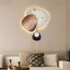 24" LED Wall Clock with Dimmable Backlight, Multiple Light Modes and Remote Control – 61cm