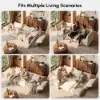 Florvia Chenille Modular Adjustable Backrest Sectional Sofa – 281cm