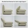 Florvia Chenille Modular Adjustable Backrest Sectional Sofa – 281cm