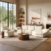 Florvia Chenille Modular Adjustable Backrest Sectional Sofa – 330cm