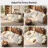 Florvia Chenille Modular Adjustable Backrest Sectional Sofa – 330cm