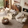 Florvia Chenille Modular Adjustable Backrest Sectional Sofa – 410cm