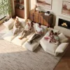 Florvia Chenille Modular Adjustable Backrest Sectional Sofa – 410cm