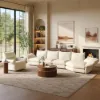 Florvia Chenille Modular Adjustable Backrest Sectional Sofa – 410cm