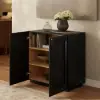 94" TV Stand with Chest Cabinet with Storage