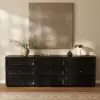 94" TV Stand with Chest Cabinet with 3 Drawers Storage