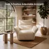 Florvia Chenille Dual-Motor Reclining Lounge Chair