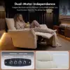 Florvia Chenille Dual-Motor Reclining Lounge Chair