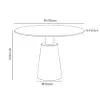 Dining Set 39" Glossy Black Sintered Stone Dining Table with 2 Chairs
