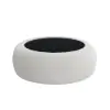 Picture of Modern 39" Round Performance Chenille Ottoman Coffee Table with Hidden Storage
