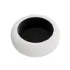 Picture of Modern 39" Round Performance Chenille Ottoman Coffee Table with Hidden Storage