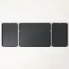 3-Piece Framed Abstract Canvas Wall Art Set with Black Aluminium Frames