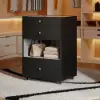 Picture of Selvo Walk-In Closet Island Jewellery Dresser with Glass Top & Light