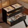 Picture of Selvo Walk-In Closet Island Jewellery Dresser with Glass Top & Light