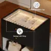 Picture of Selvo Walk-In Closet Island Jewellery Dresser with Glass Top & Light
