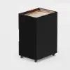Picture of Selvo Walk-In Closet Island Jewellery Dresser with Glass Top & Light