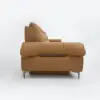 299cm 3-Seater Genuine Leather Power Reclining Sofa with USB & USB-C Charging Ports