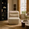 Performance Linen Swivel Slipper Accent Chair – AUD-H3098