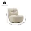 Performance Linen Swivel Slipper Accent Chair – AUD-H3098