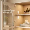 Arune Whitewash Glass Tall Display Cabinet with Drawers & LED