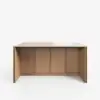 Panvyr 183cm Faux Travertine Sintered Stone Kitchen Island with Storage & LED Light