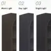 Arune Black Glass Tall Display Cabinet with Drawers & LED Light