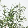 6 ft. Artificial Olive Tree with Planter and Decorative Pebbles