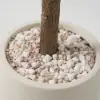 6 ft. Artificial Olive Tree with Planter and Decorative Pebbles