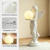 Angel Statue with Decorative Light Globe & Remote Control