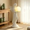 Angel Statue with Decorative Light Globe & Remote Control