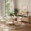 Arvona 160 cm Sintered Stone Sideboard with Open Storage & Adjustable Shelves