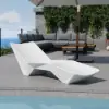 Outdoor Weather-Resistant Pool Chaise Lounge Set of 2