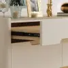 Horva 47" Faux Travertine Sintered Stone 6-Drawer Dresser