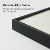 3-Piece 3D Textured Abstract Wall Art Set with Alloy Frames 70cm Tall – AUD-H3129