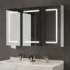 Picture of 120cm LED Bathroom Medicine Cabinet Dimmable with Defogger, Tissue Slot and Outlet