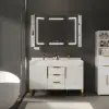 Picture of 120cm LED Bathroom Medicine Cabinet Dimmable with Defogger, Tissue Slot and Outlet