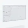 Picture of 120cm LED Bathroom Medicine Cabinet Dimmable with Defogger, Tissue Slot and Outlet