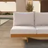 Tevara 4-Piece Outdoor Sintered Stone & Aluminium Modular Sofa Set with Coffee Table