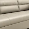 233cm King Faux Leather Pull-out Sleeper Sofa with Storage and Side Pockets – AUD-H3136