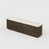 80" Ash Wood Walnut TV Stand with Sintered Stone Top