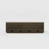 80" Ash Wood Walnut TV Stand with Sintered Stone Top