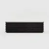 80" Ash Wood Black TV Stand with Sintered Stone Top