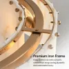 8-Light Tiered Chandelier Alabaster-Look 62cm