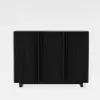 Picture of Lineva 48" Ash Wood Veneer Shoe Storage Fluted Entryway Cabinet – AUD-H3145