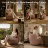 Performance Linen Swivel Slipper Accent Chair, Set of 2