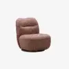 Performance Linen Swivel Slipper Accent Chair, Set of 2