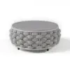 Cocaro 5-Piece Winter Outdoor Smokeless Fire Pit Sofa Set with Coffee Table and Chairs