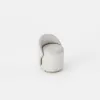 Humply White Extendable Leather Makeup Vanity Set with Mirror (48"- 83")