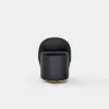 Humply Black Extendable Leather Makeup Vanity Set with Mirror (48"-83")